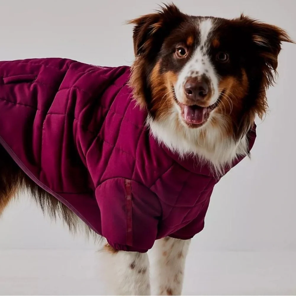 NWT Free People x Found My Animal Pippa Puffer Pet Jacket Size Medium - Picture 1 of 11